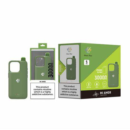 Humo iPhone 15 Case 30000 Puffs Disposable Vape Wholesale 2% and 5%nct-700mAh battery, 20ml E-liquid, Multiple Nicotine 5 Flavors