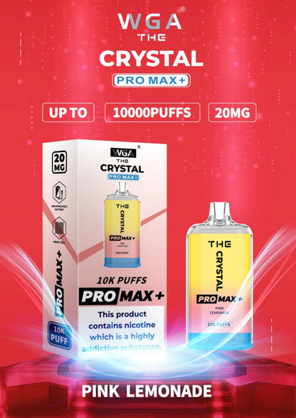 The Crystal Pro Max + 10000 Puffs Disposable Vape Pod