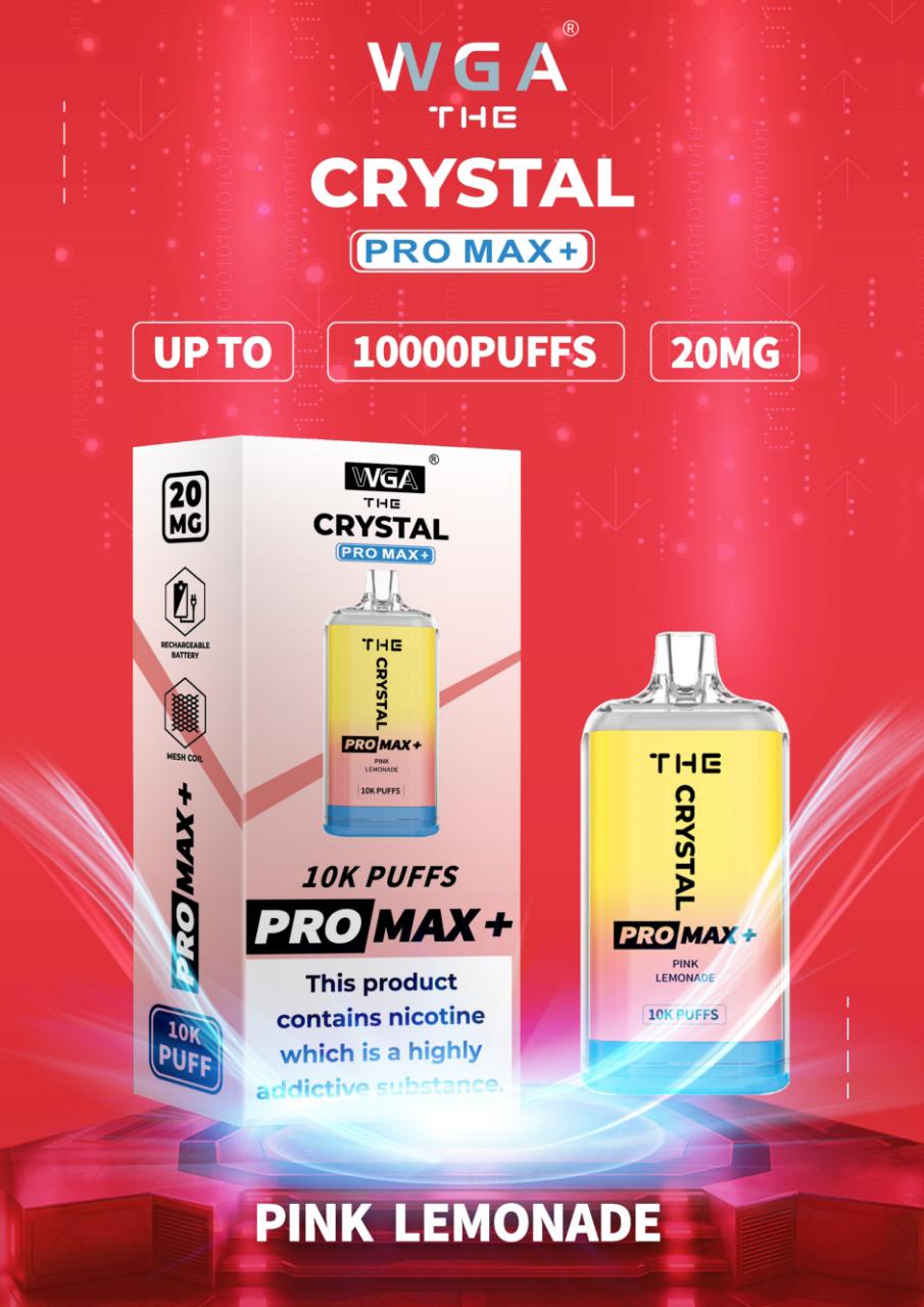 The Crystal Pro Max + 10000 Puffs Disposable Vape Pod