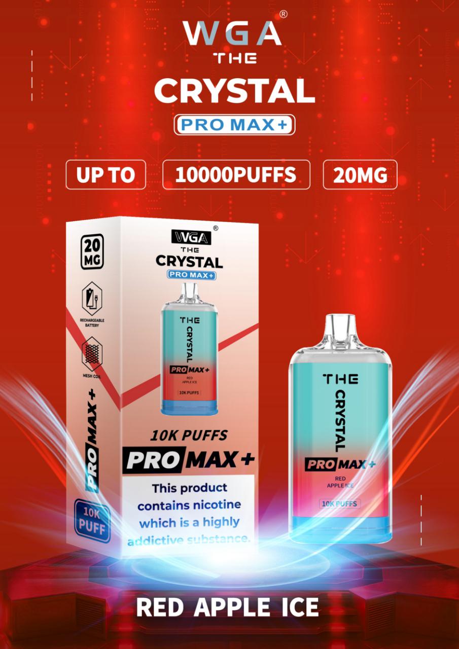 The Crystal Pro Max + 10000 Puffs Disposable Vape Pod