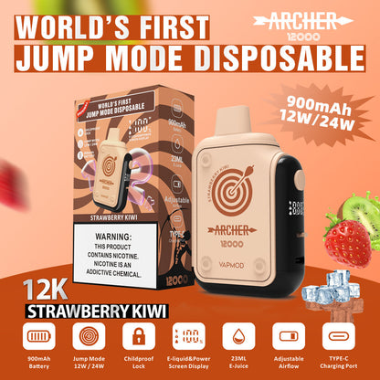 VAPMOD ARCHER 12000 Puffs Disposable Vape Wholesale