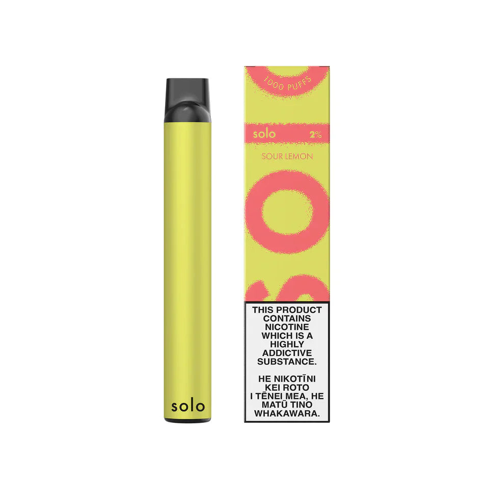 Solo Sour Lemon 2% Nicotine