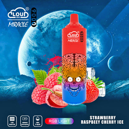 Cloud Bar  9000 Puffs  5% Rechargeable Electronic Vapes Pen 18ml 650MAH 11 Flavors for Cigarettes Lovers