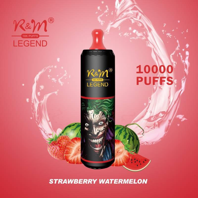 R&M 10000 puffs  10K  Fruit Flavor Portable Stylish High-quality E-lectronic c igarette Vape E-liquid V aporizer Pod system Include Nicotine 19 flavors