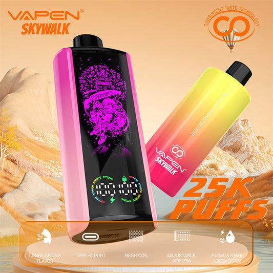 Wholesale Factory Price Geek Vape Pen VAPEN SKYWALK Pulse 25000 35000 Puffs Bar E Cigarette Disposable Vape Pen LED Display E-Cig Vaporizer Vape