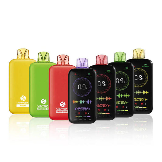 VAPEN QUAD BOX 20000 Puffs Vape - 28ml E-liquid, 2%-5% Nicotine, 12 Flavors