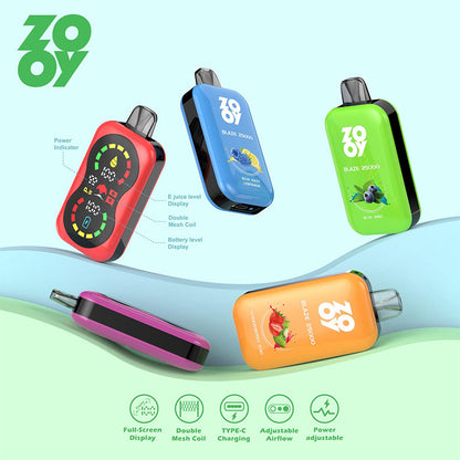 Zooy Blaze 25000 Puff 25k Disposable Vape Electronic Cigarette – Zooy 25000