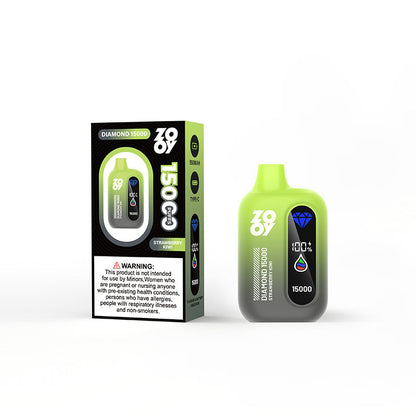 Zooy Diamond 15000 Puff 15k Tornado Vaper Led Display Disposable Vape