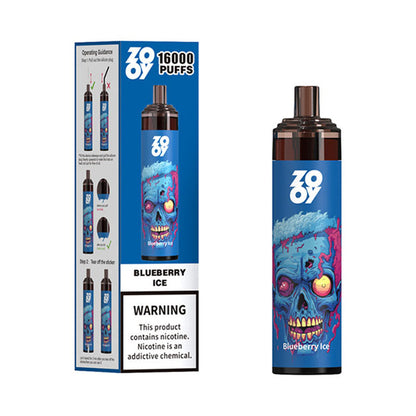 Zooy Tornado 16000 Puffs Rechargeable Disposable LED Digital Screen Vape E-Cigarette puff 16k