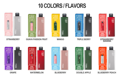 DOUBLE-APPLE -FIBIE 7000 Puffs Disposable Vapor Wands(7000 PUFFS)