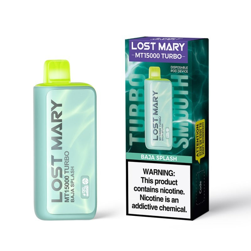 Disposable Vape 15000 Puffs - Lost Mary MT15000 Turbo (5% Nic) | Dual Mesh Coil