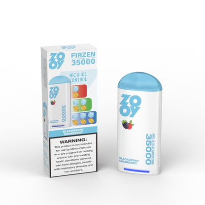ZOOY FIRZEN 35000 Puffs Nic&Ice Control Disposable Vape 550mAh battery  10 Flavor Options