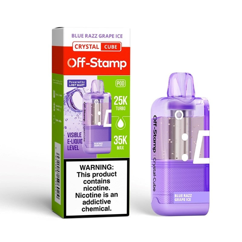 Off-Stamp X Cube Crystal Cube 35K Disposable Pod 17ml 5%