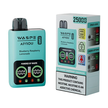WASPE  Aiviou 25000 Puffs Disposable Vape 25ml 650mah 10 Flavors