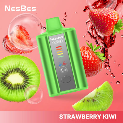 NESBES B10000 Puffs Disposable Vape Wholesale-700mAh battery, 17ml-E-liquid, Multiple Nicotine 8 Flavors