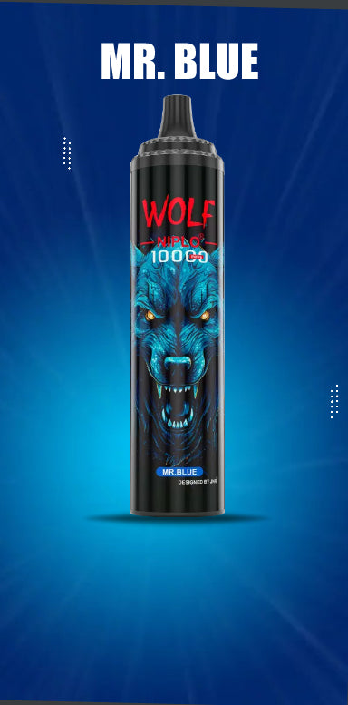 JNR Wolf Niplo  5% Disposable 10000 (Box of 10) 19 Flavors