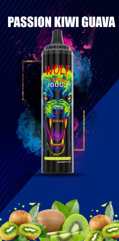 JNR Wolf Niplo  5% Disposable 10000 (Box of 10) 19 Flavors