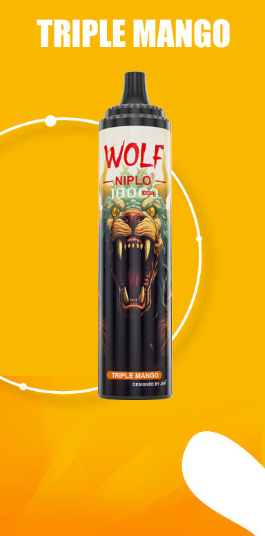 JNR Wolf Niplo  5% Disposable 10000 (Box of 10) 19 Flavors