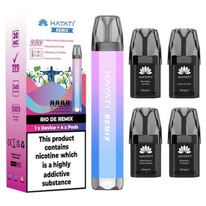 Hayati Remix 4 in 1 2400 Pod Vape Kit