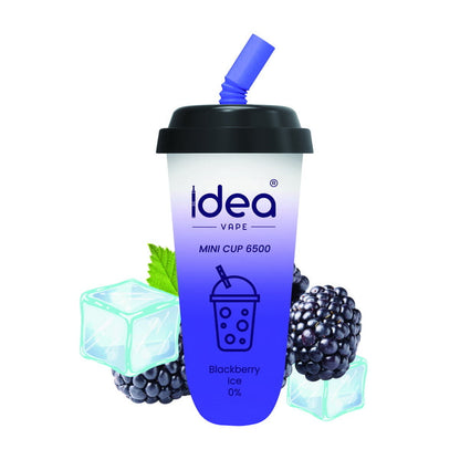 Idea Vape Mini Cup 6500 Puffs Top Brand Disposable Vape Bars Pens  Wholesale,BOX OF 10 PCS Idea Vape Mini Cup 6.5K Kit Nicotine Free-Idea