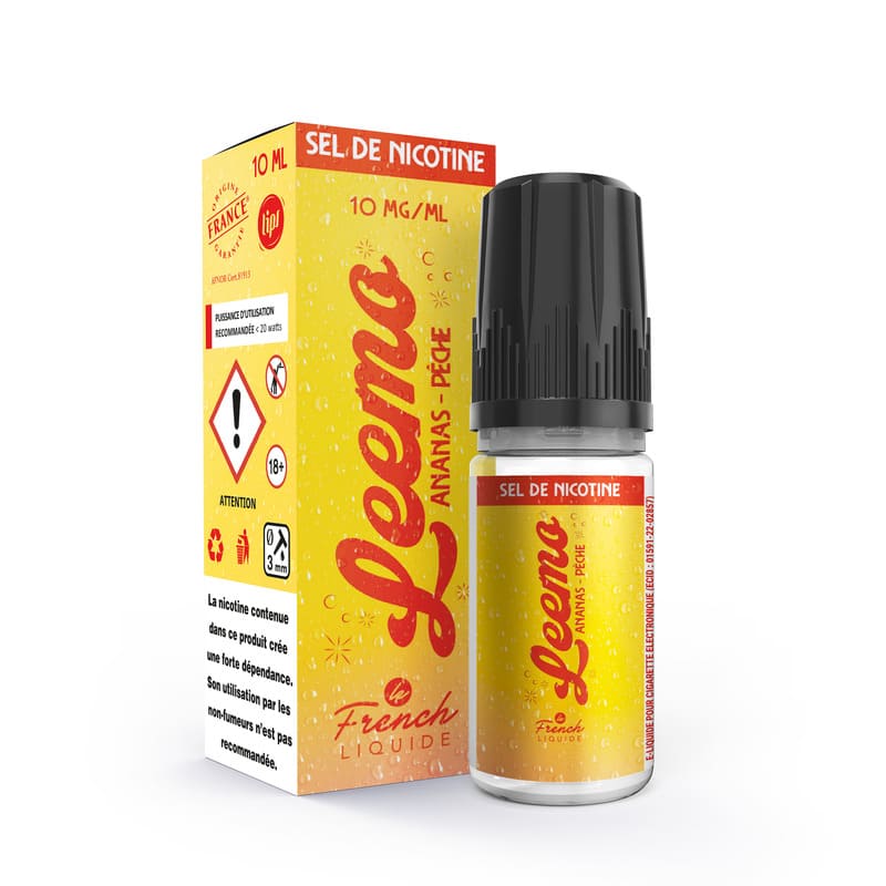 LE FRENCH LIQUIDE Leemo Ananas Pêche - E-liquide 10ml