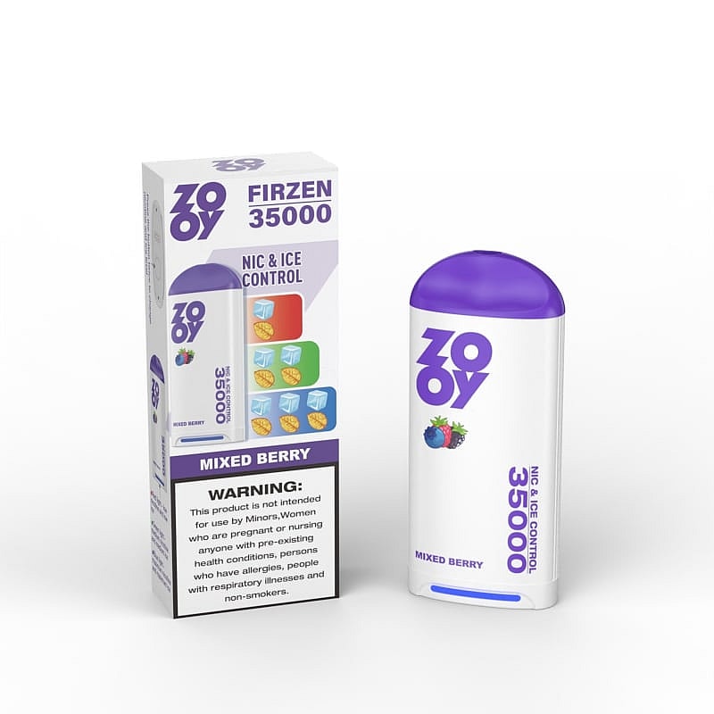 ZOOY FIRZEN 35000 Puffs Nic&Ice Control Disposable Vape 550mAh battery  10 Flavor Options