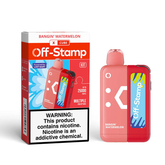 Off-Stamp X Cube 25.000 puffs 25K Disposable Vape 18ml  1100mAh  8 Flavors