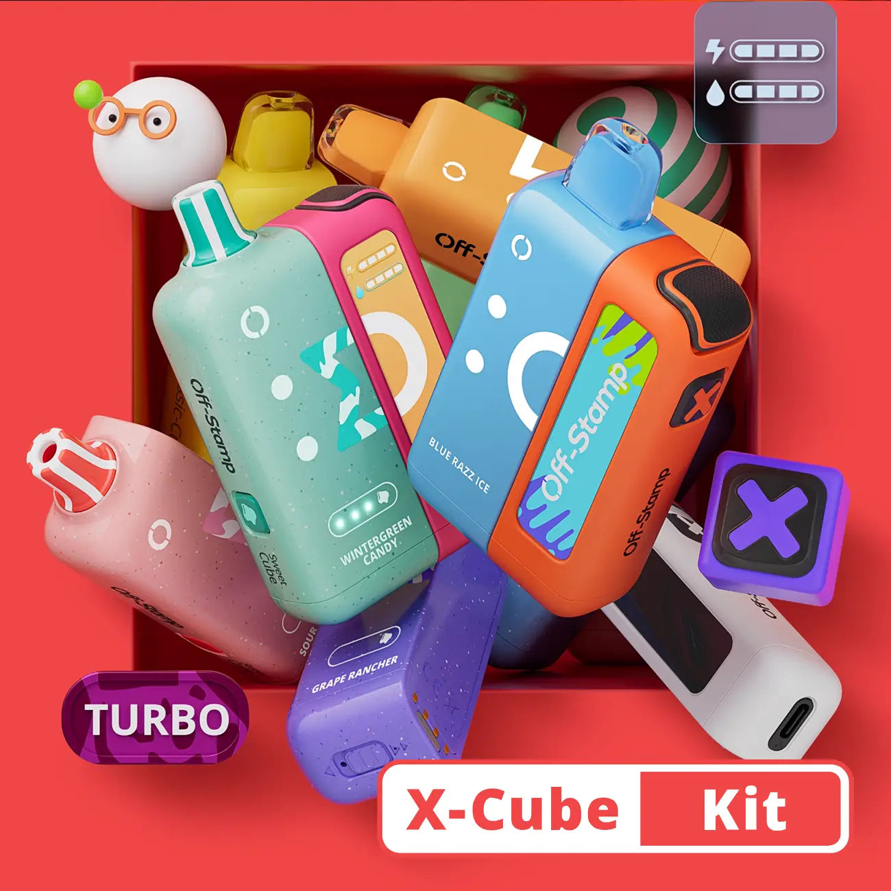 Off-Stamp X-Cube Kit 25K Disposable Vape