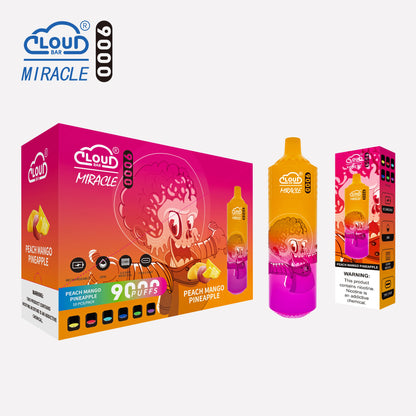 Cloud Bar 9000 Puffs  650mAh Mesh Coil 18ML  5% Rechargeable E Cigarettes Vapes Pen 18ml for Cigarettes Lovers 11 Flavors