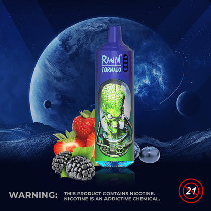 R and M Tornado 9000 Puffs Disposable Vape 18ml