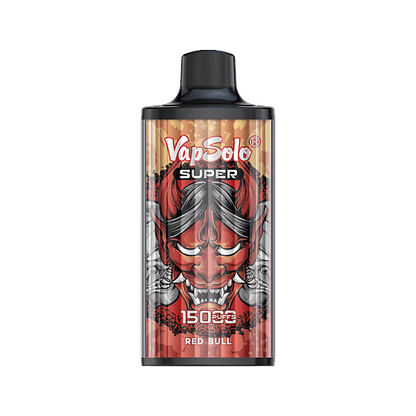 VapSolo Super 15K Puffs Disposable Vape | Ajustable Airflow,Mesh Coil,Type-C Port