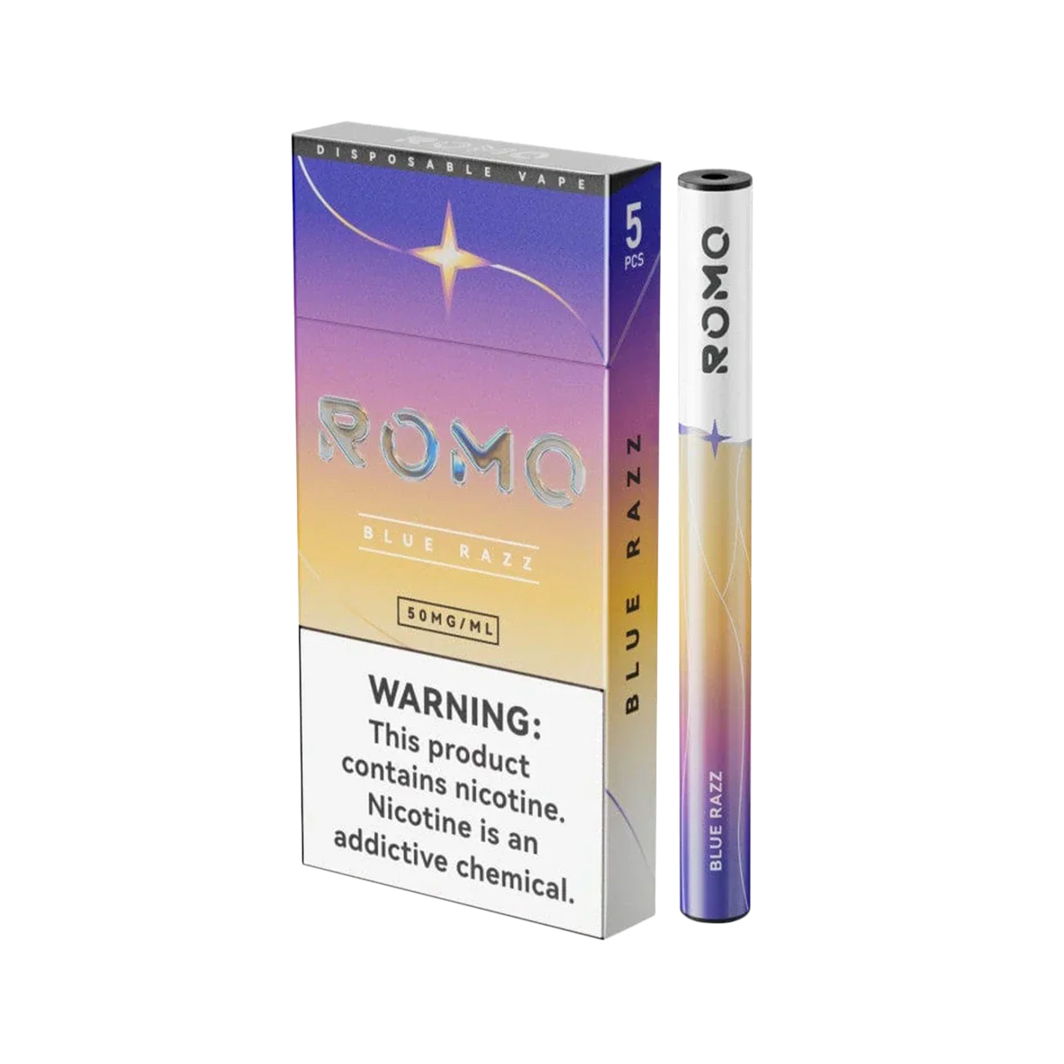 Romo 200 Puffs Disposable Vape 5PK