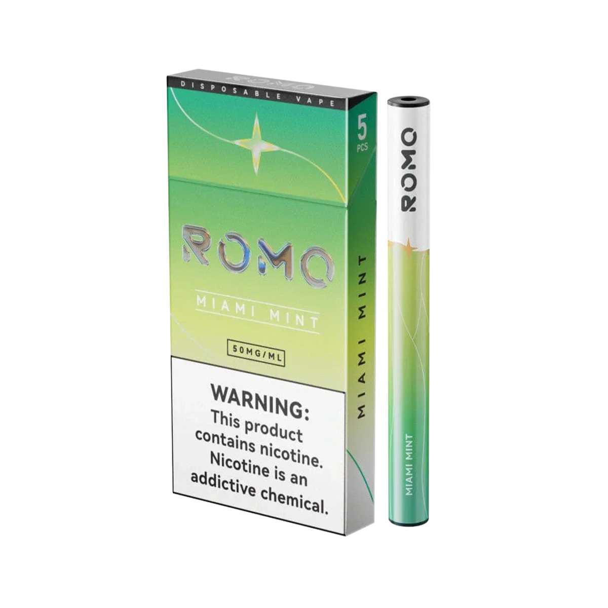 Romo 200 Puffs Disposable Vape 5PK