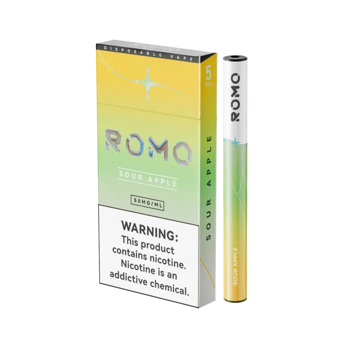 Romo 200 Puffs Disposable Vape 5PK