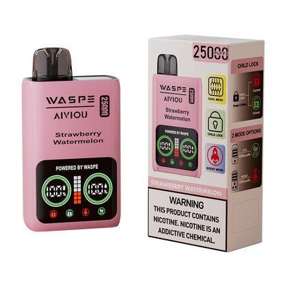 WASPE  Aiviou 25000 Puffs Disposable Vape 650mah 25ml 10 Flavors