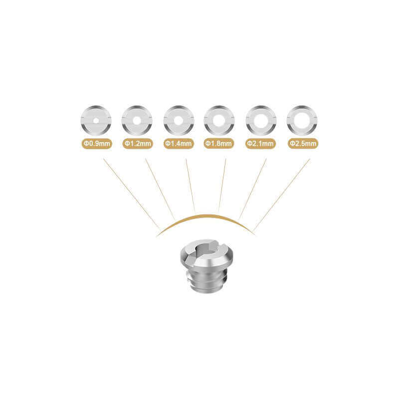 VAPEFLY Brunhilde MTL RTA - Pack de Vis de Contrôle d'Airflow