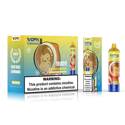 Vopk Tonardo 15000 Puff Led Display 15k Puffs Rechargeable Disposable Electronic Cigatrtte Vape